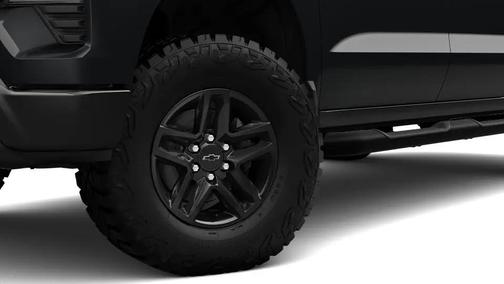 Black 2026 Chevrolet Silverado 1500 Custom Trail Boss