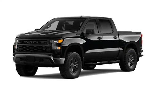 Black 2026 Chevrolet Silverado 1500 Custom Trail Boss