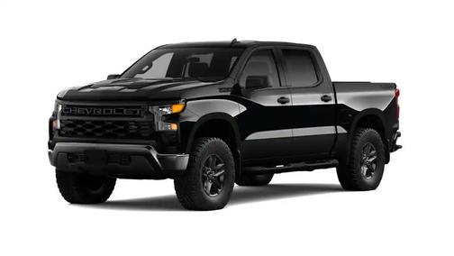 Black 2026 Chevrolet Silverado 1500 Custom Trail Boss