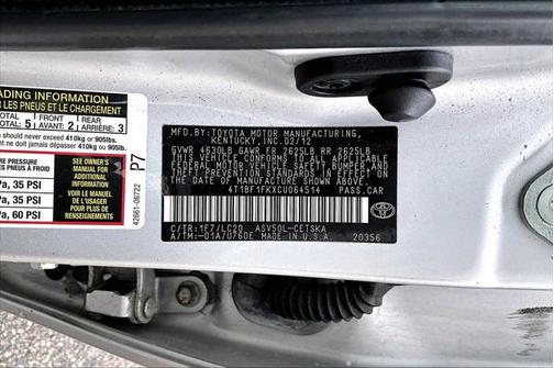 2012 Toyota Camry SE