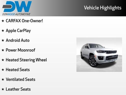 Silver Zynith 2023 Jeep Grand Cherokee L Overland