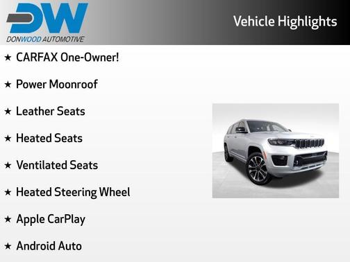 Silver Zynith 2023 Jeep Grand Cherokee L Overland