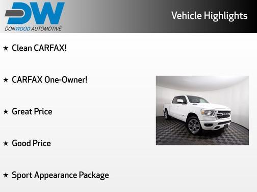 Bright White Clearcoat 2022 RAM 1500 Big Horn