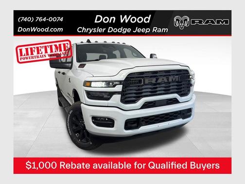 Bright White Clearcoat 2026 RAM 2500 Big Horn