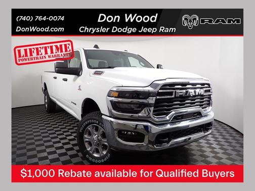 Bright White Clearcoat 2026 RAM 3500 Big Horn