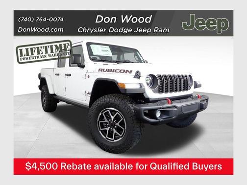 Bright White Clearcoat 2026 Jeep Gladiator Rubicon