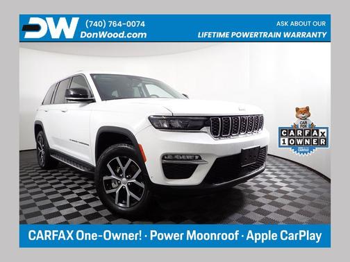 Bright White Clearcoat 2023 Jeep Grand Cherokee Limited