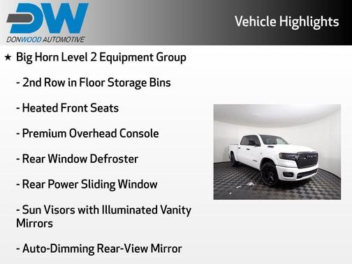 Bright White Clearcoat 2026 RAM 1500 Big Horn/Lone Star