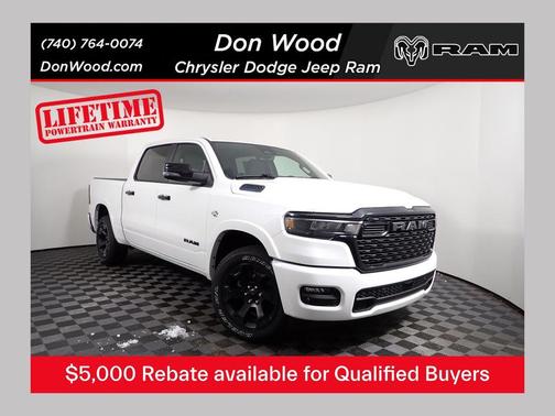 Bright White Clearcoat 2026 RAM 1500 Big Horn/Lone Star