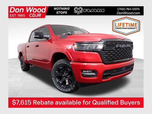 Molten Red Pearlcoat 2026 RAM 1500 Big Horn/Lone Star
