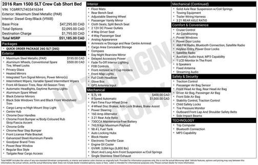 Maximum Steel Metallic 2016 RAM 1500 SLT