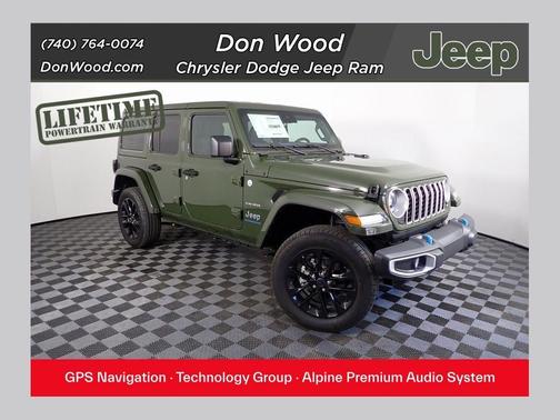 Sarge Green Clearcoat 2024 Jeep Wrangler 4xe Sahara