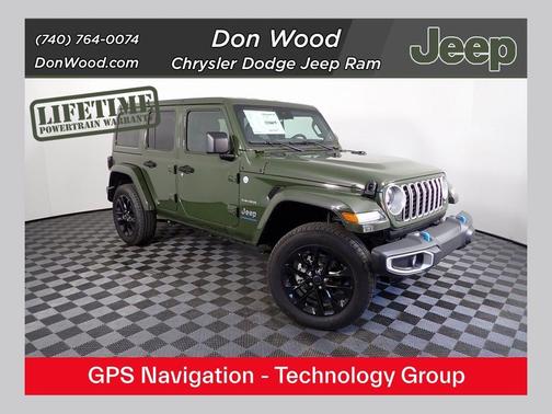 Sarge Green Clearcoat 2024 Jeep Wrangler 4xe Sahara
