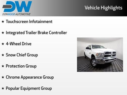 Bright White Clearcoat 2017 RAM 2500 Tradesman