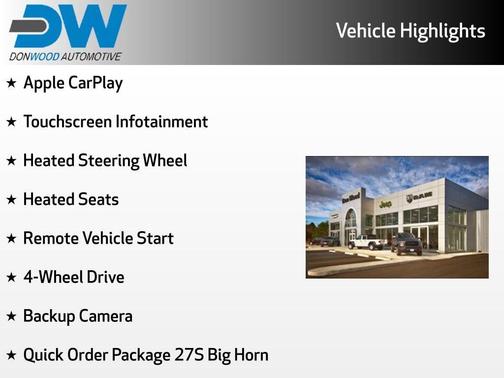 Flame Red Clearcoat 2018 RAM 1500 Big Horn