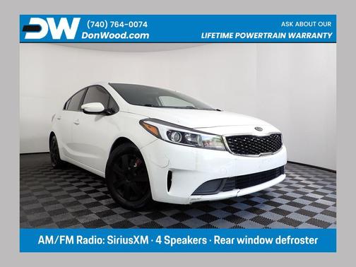 Clear White 2017 Kia Forte LX