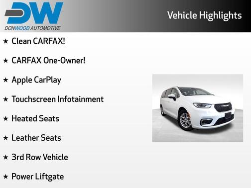 Bright White Clearcoat 2023 Chrysler Pacifica Touring-L