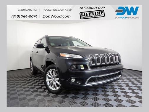 Brilliant Black Crystal Pearlcoat 2014 Jeep Cherokee Limited
