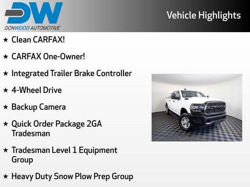 Bright White Clearcoat 2023 RAM 2500 Tradesman