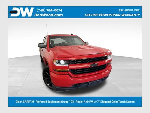 Red 2018 Chevrolet Silverado 1500 Custom