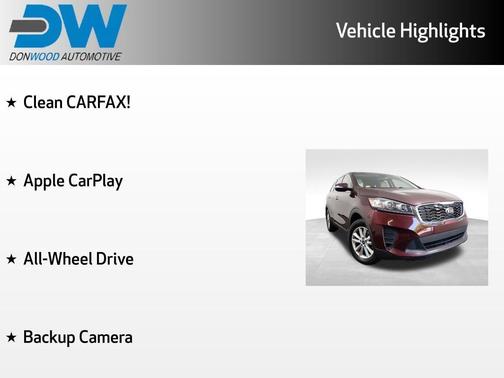 Sangria Red 2019 Kia Sorento LX