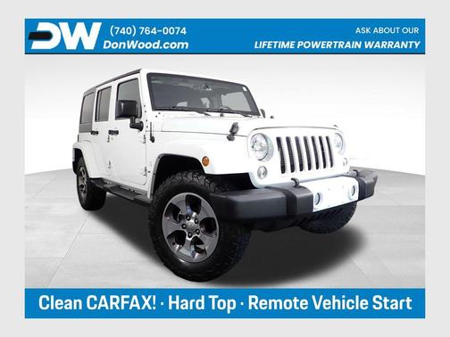 Bright White Clearcoat 2016 Jeep Wrangler Unlimited Sahara