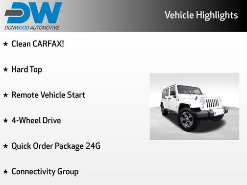 Bright White Clearcoat 2016 Jeep Wrangler Unlimited Sahara
