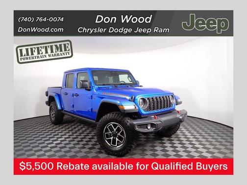 Hydro Blue Pearlcoat 2026 Jeep Gladiator Rubicon
