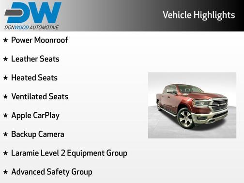 Delmonico Red Pearlcoat 2019 RAM 1500 Laramie