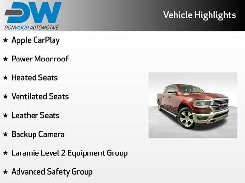 Delmonico Red Pearlcoat 2019 RAM 1500 Laramie