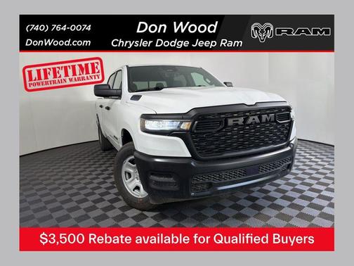 Bright White Clearcoat 2026 RAM 1500 Tradesman