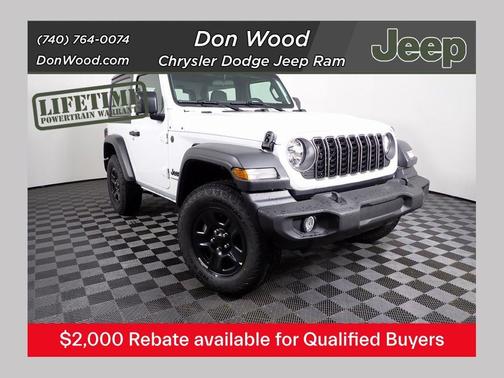 Bright White Clearcoat 2026 Jeep Wrangler Sport