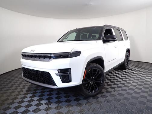 Bright White Clearcoat 2026 Jeep Grand Wagoneer Summit Obsidian