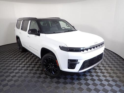 Bright White Clearcoat 2026 Jeep Grand Wagoneer Summit Obsidian