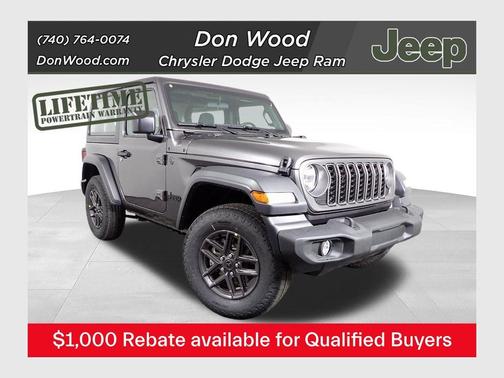 Granite Crystal Clearcoat Metallic 2026 Jeep Wrangler Sport