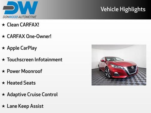 Scarlet Ember 2021 Nissan Altima 2.5 SV