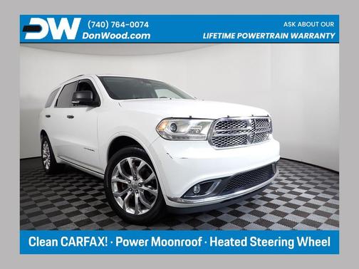Bright White Clearcoat 2016 Dodge Durango Citadel