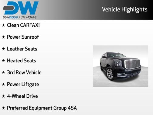Onyx Black 2015 GMC Yukon SLT
