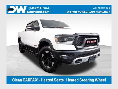 Bright White Clearcoat 2019 RAM 1500 Rebel
