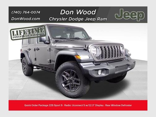 Granite Crystal Clearcoat Metallic 2025 Jeep Wrangler Sport