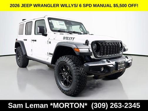 Bright White Clearcoat 2026 Jeep Wrangler Willys