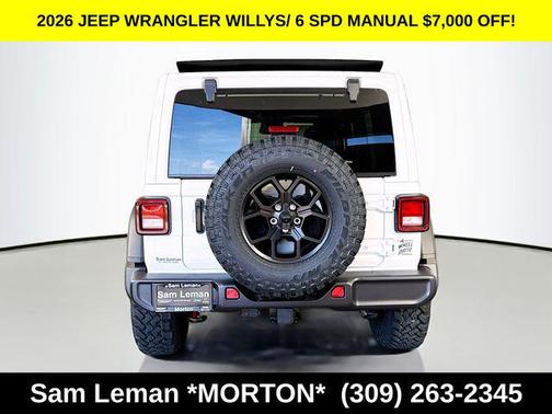 Bright White Clearcoat 2026 Jeep Wrangler Willys