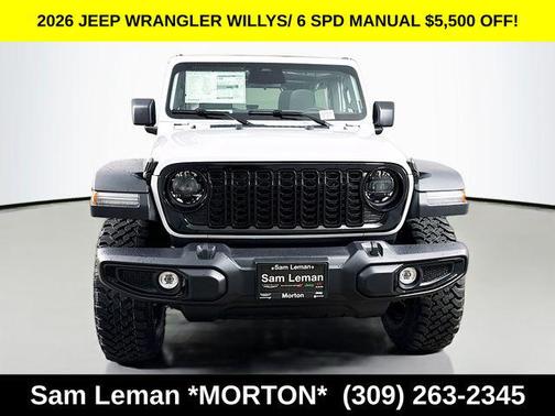 Bright White Clearcoat 2026 Jeep Wrangler Willys