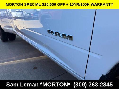 Bright White Clearcoat 2026 RAM 3500 Laramie