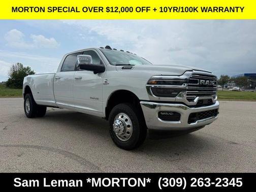 Bright White Clearcoat 2026 RAM 3500 Laramie