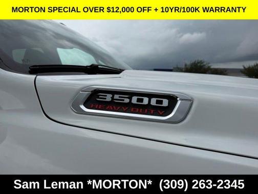 Bright White Clearcoat 2026 RAM 3500 Laramie
