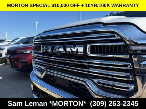 Bright White Clearcoat 2026 RAM 3500 Laramie