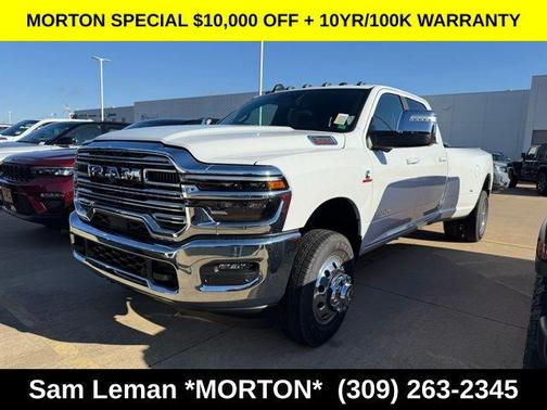 Bright White Clearcoat 2026 RAM 3500 Laramie
