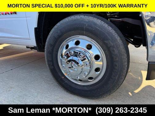 Bright White Clearcoat 2026 RAM 3500 Laramie