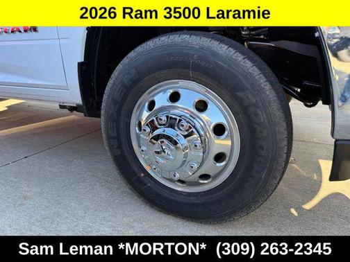 Bright White Clearcoat 2026 RAM 3500 Laramie